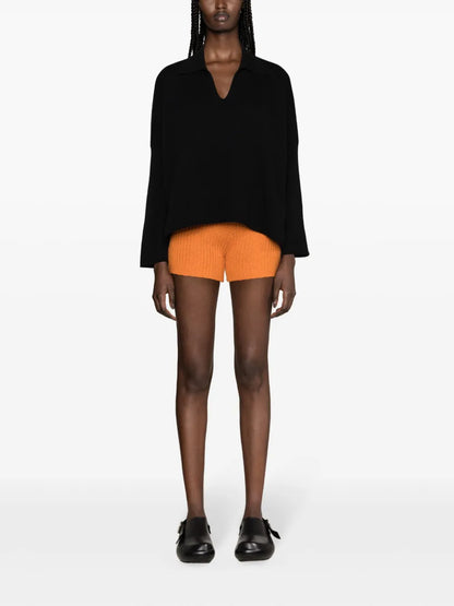 Finest Ribbed Polo Top