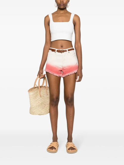 Bright Hues Denim Shorts