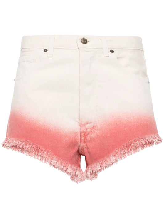 Bright Hues Denim Shorts