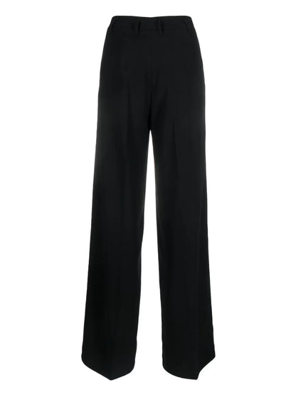 High-Waisted Straight-Leg Trousers
