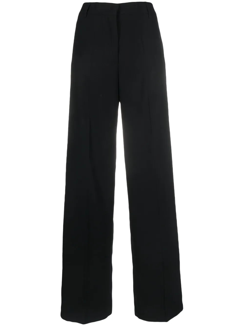 High-Waisted Straight-Leg Trousers