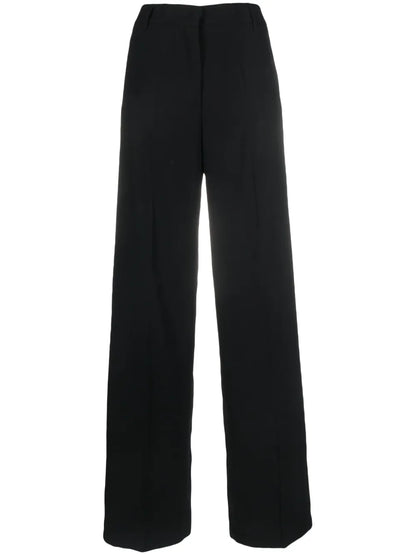 High-Waisted Straight-Leg Trousers