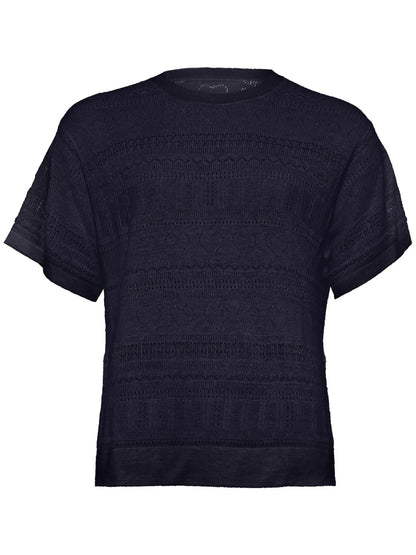Ambroise Lace Cashmere T-Shirt