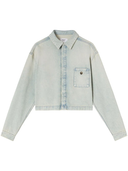 Logo-Appliqué Denim Jacket