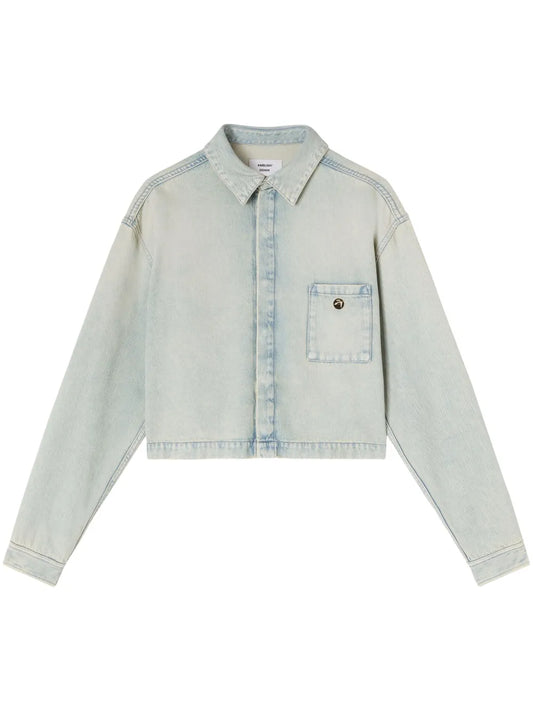 Logo-Appliqué Denim Jacket