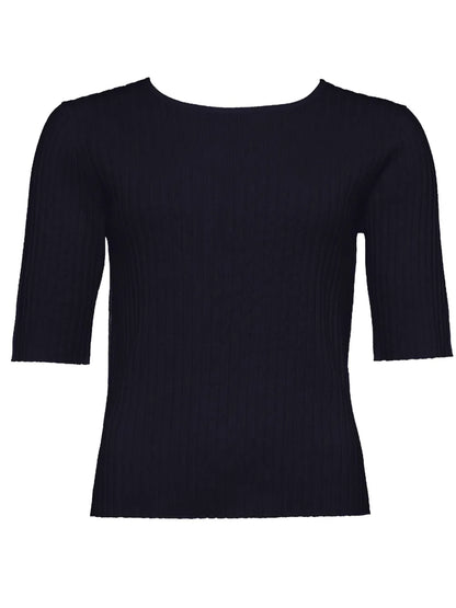 Intime Ribbed-Knit Top