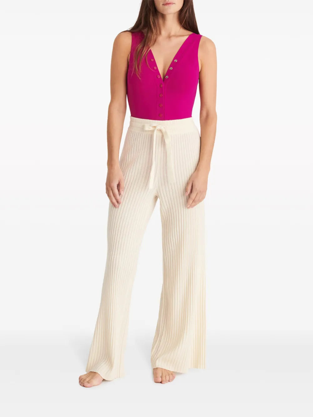 Rieur Ribbed-Knit Trousers