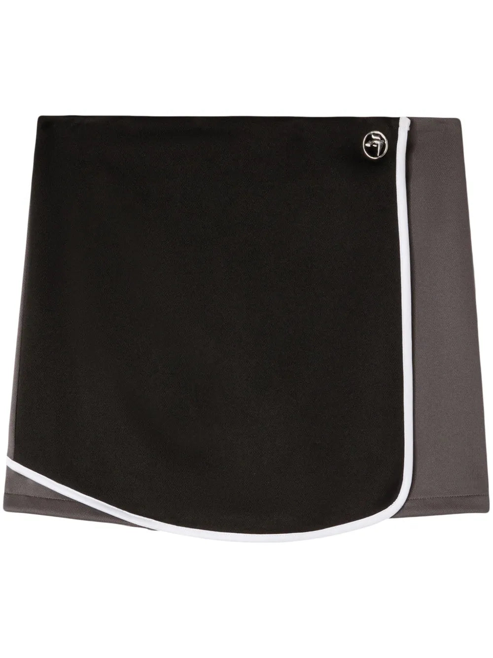 Layered Pleated Miniskirt