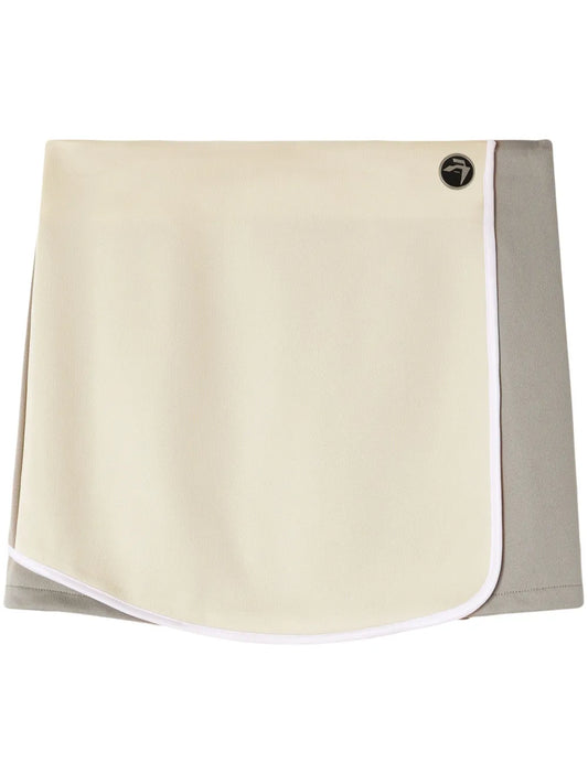 Layered Pleated Miniskirt