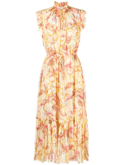 Matchmaker Floral-Print Midi Dress
