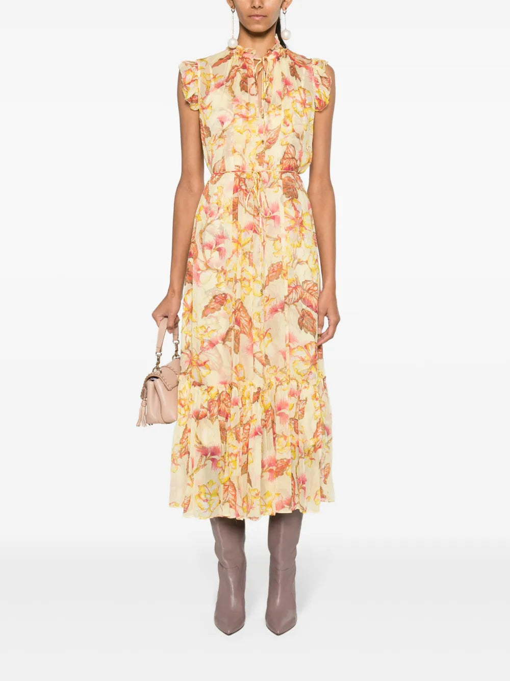 Matchmaker Floral-Print Midi Dress