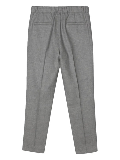 Pressed-Crease Tailored Trousers
