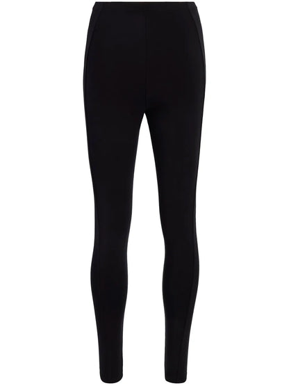 Seam-Detail High-Waisted Leggings