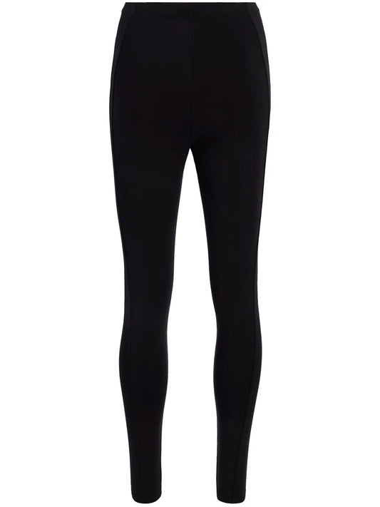 Seam-Detail High-Waisted Leggings