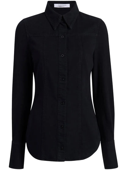 Chambray Slim-Cut Shirt