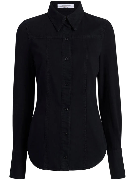 Chambray Slim-Cut Shirt