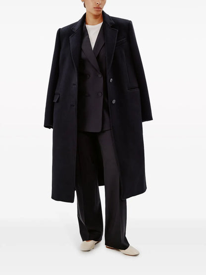 Flared Merino Wool Trousers