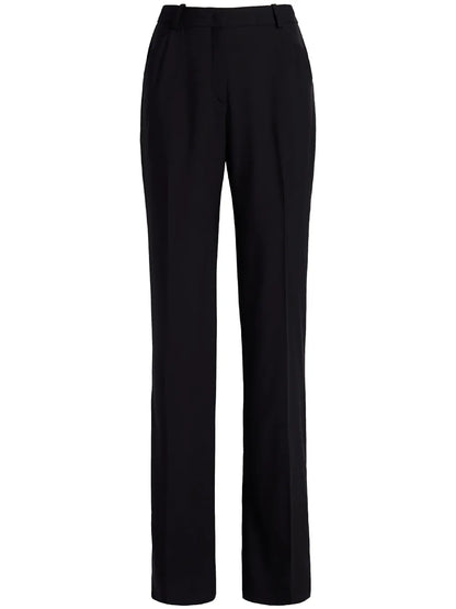 Flared Merino Wool Trousers