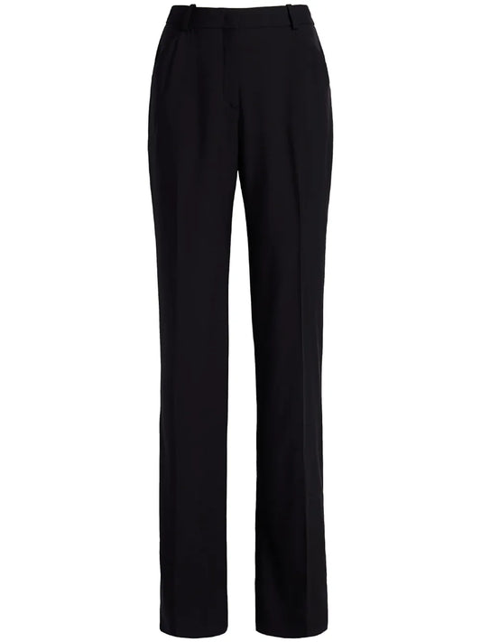 Flared Merino Wool Trousers