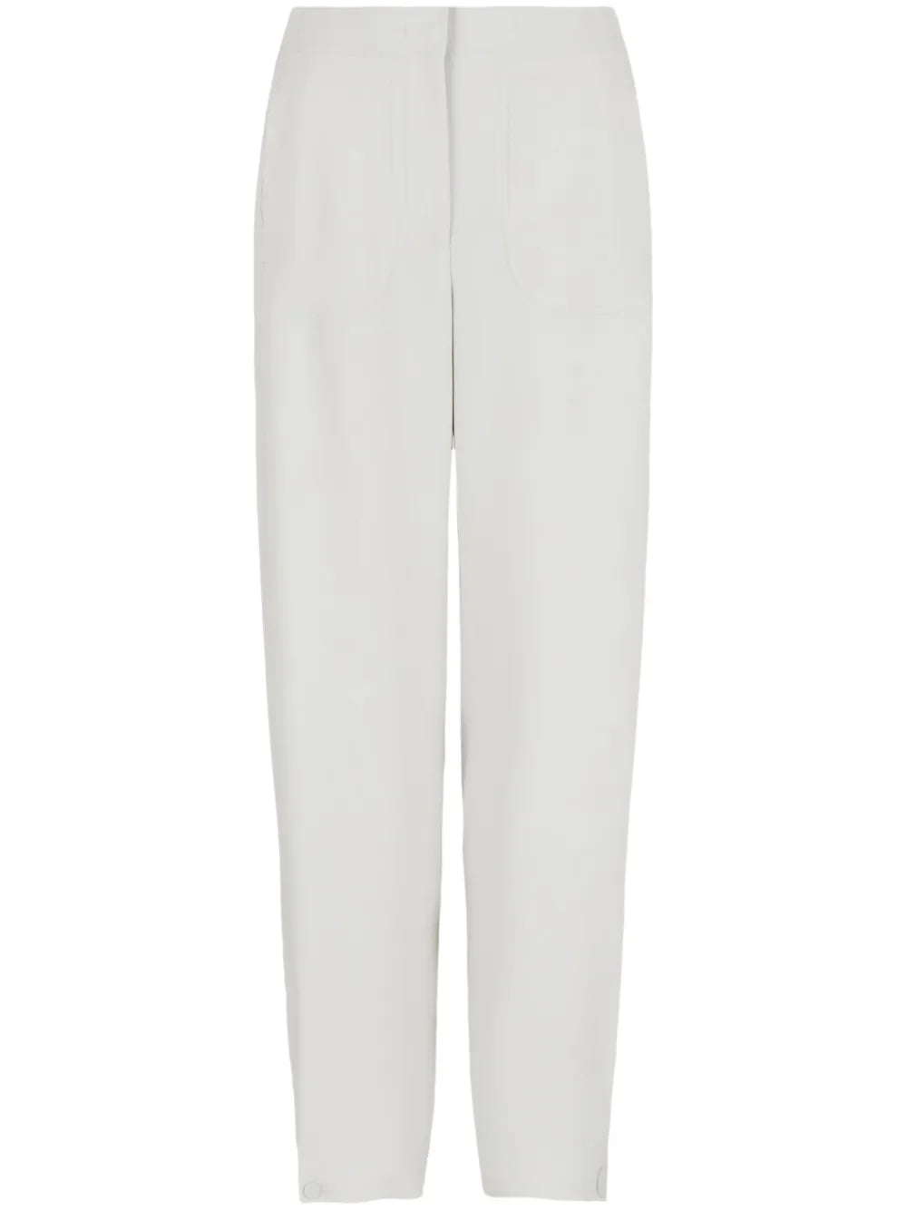 High-Waisted Tapered Trousers
