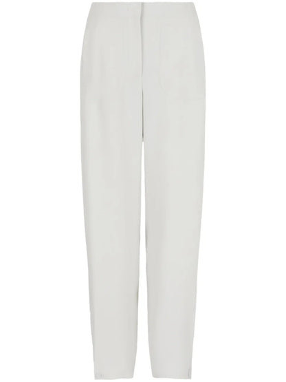 High-Waisted Tapered Trousers