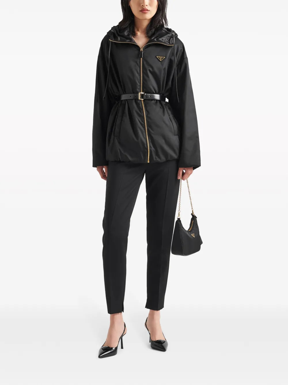 Re-Nylon Hooded Blouson Jacket