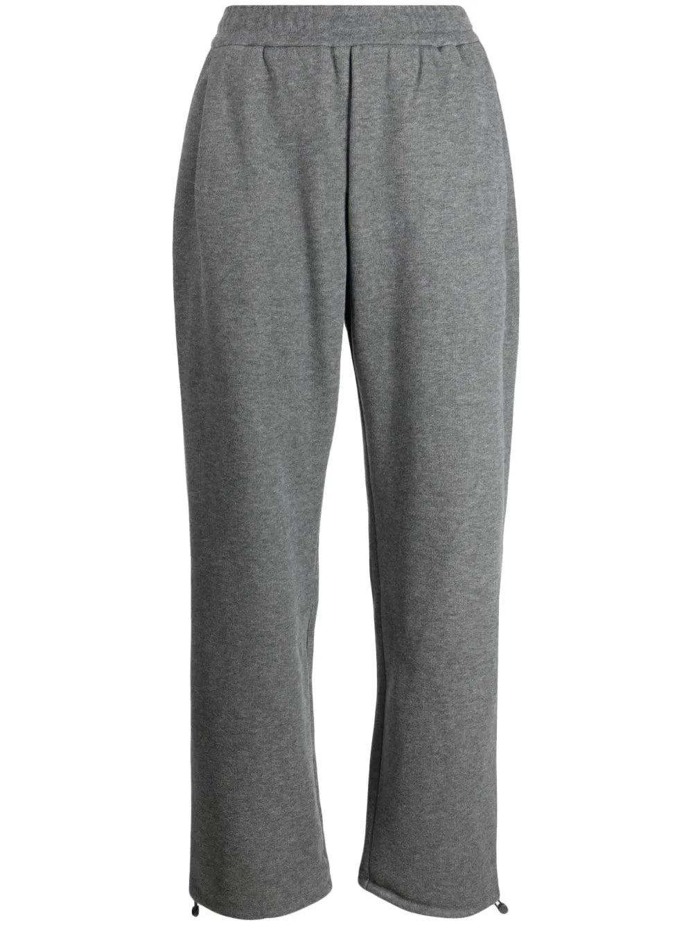 Mélange Wide-Leg Track Pants
