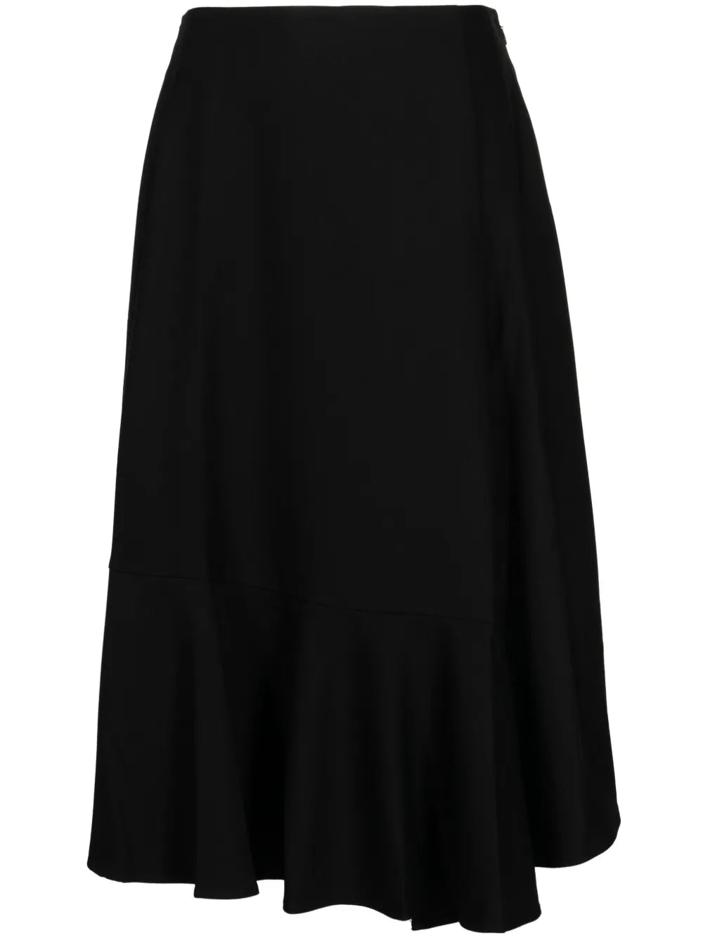 Panelled Gathered High-Waisted Skirt