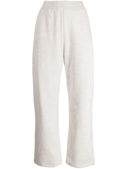 Pleated Drawstring Cotton-Blend Track Pants
