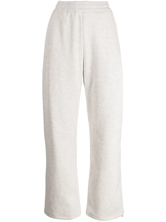 Pleated Drawstring Cotton-Blend Track Pants