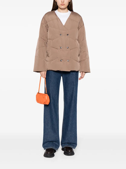Double-Breasted Quilted Jacket