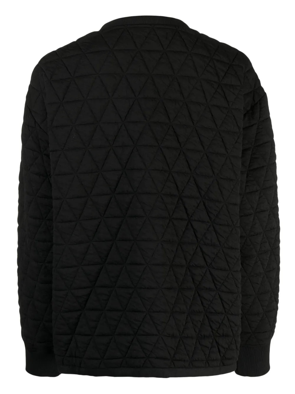 V-Neck Quilted Bomber Jacket