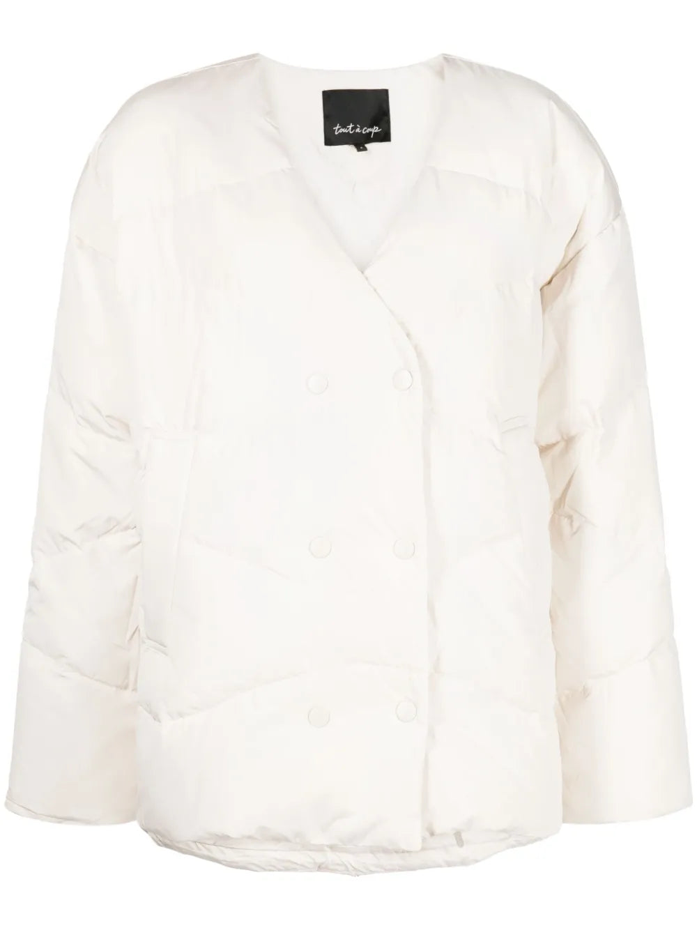 Double-Breasted Quilted Padded Jacket
