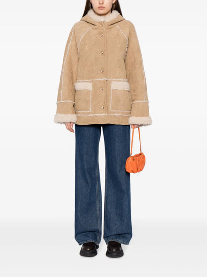 Hooded Suede Jacket