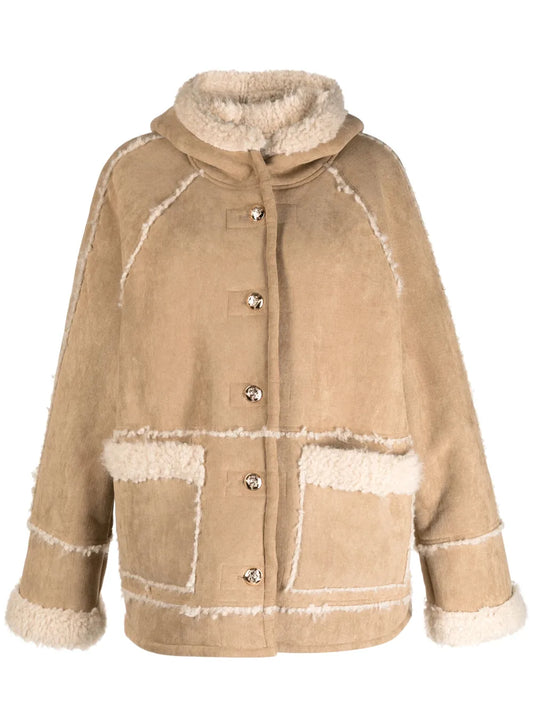 Hooded Suede Jacket