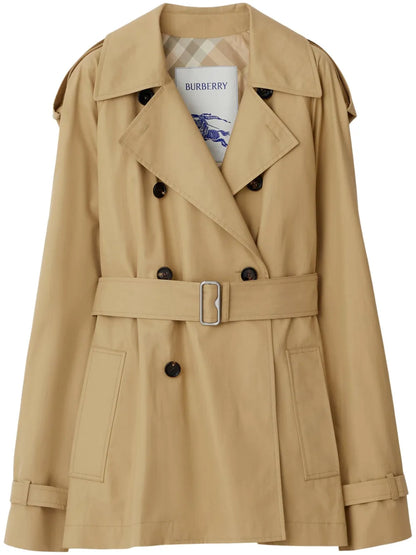 Belted Cotton Trench Coat