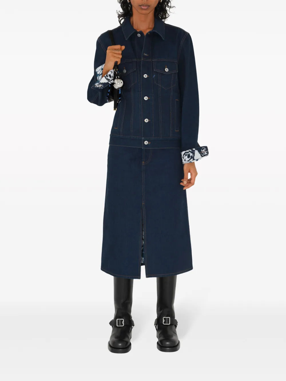 Japanese Denim Midi Skirt