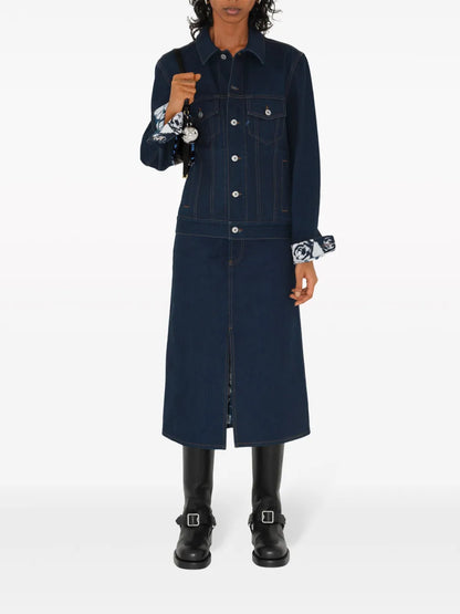 Japanese Denim Midi Skirt