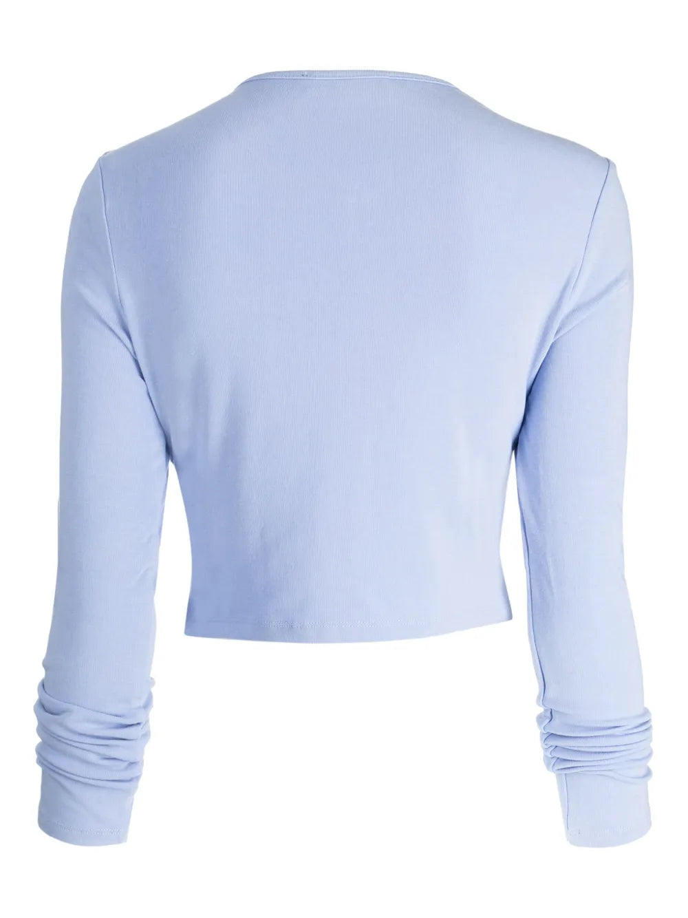 Ruched Cropped Cardigan