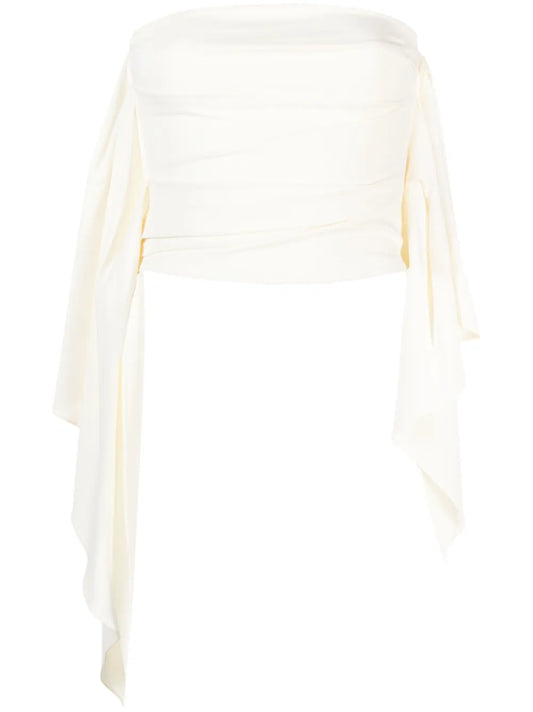 Donna Sleeveless Cropped Top