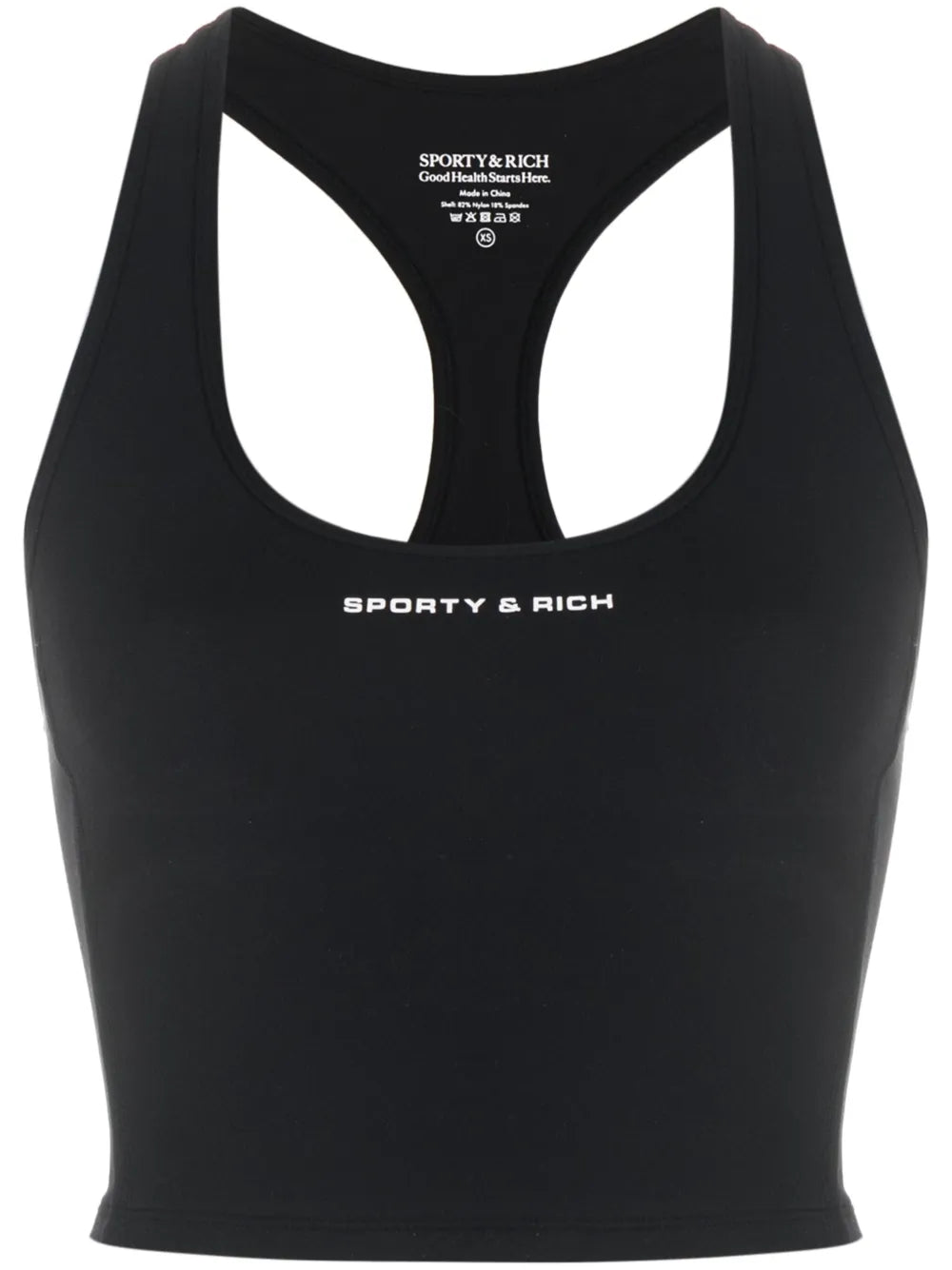 Logo-Print Crop Top