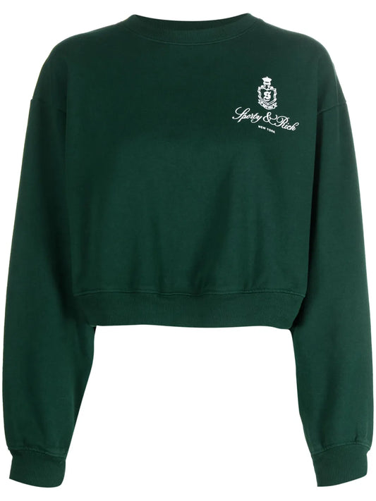 Vendome Logo-Print Cotton Sweatshirt