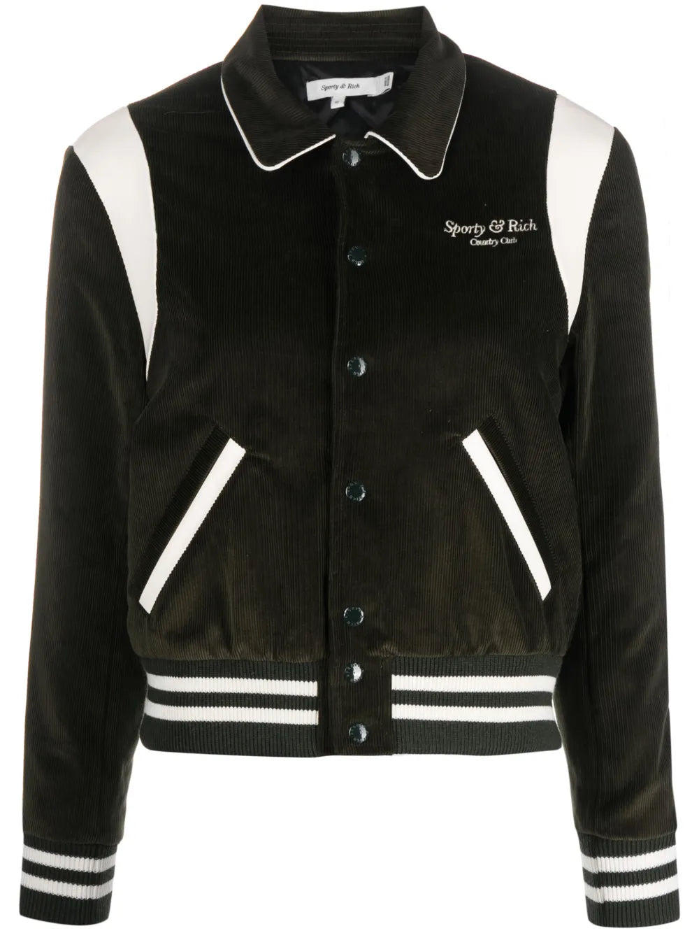 Logo-Embroidered Cotton Bomber Jacket