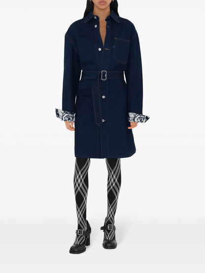 Japanese Belted Denim Shirtdress