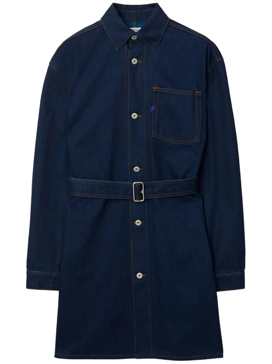 Japanese Belted Denim Shirtdress