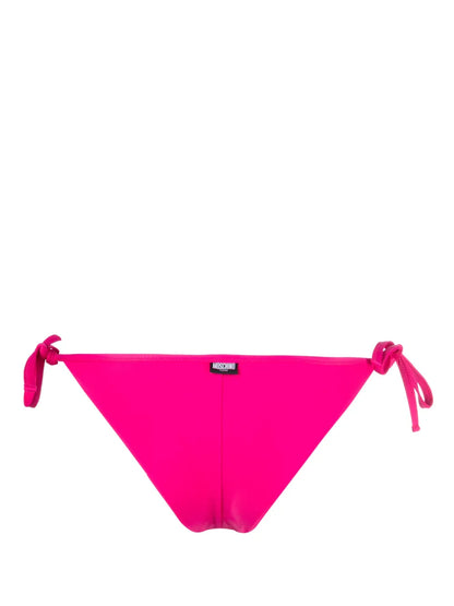 Logo Patch Side Tie Bikini Bottoms
