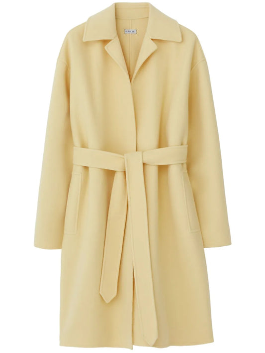 Tied-Waist Cashmere Wrap Coat