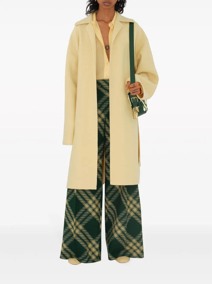 Tied-Waist Cashmere Wrap Coat