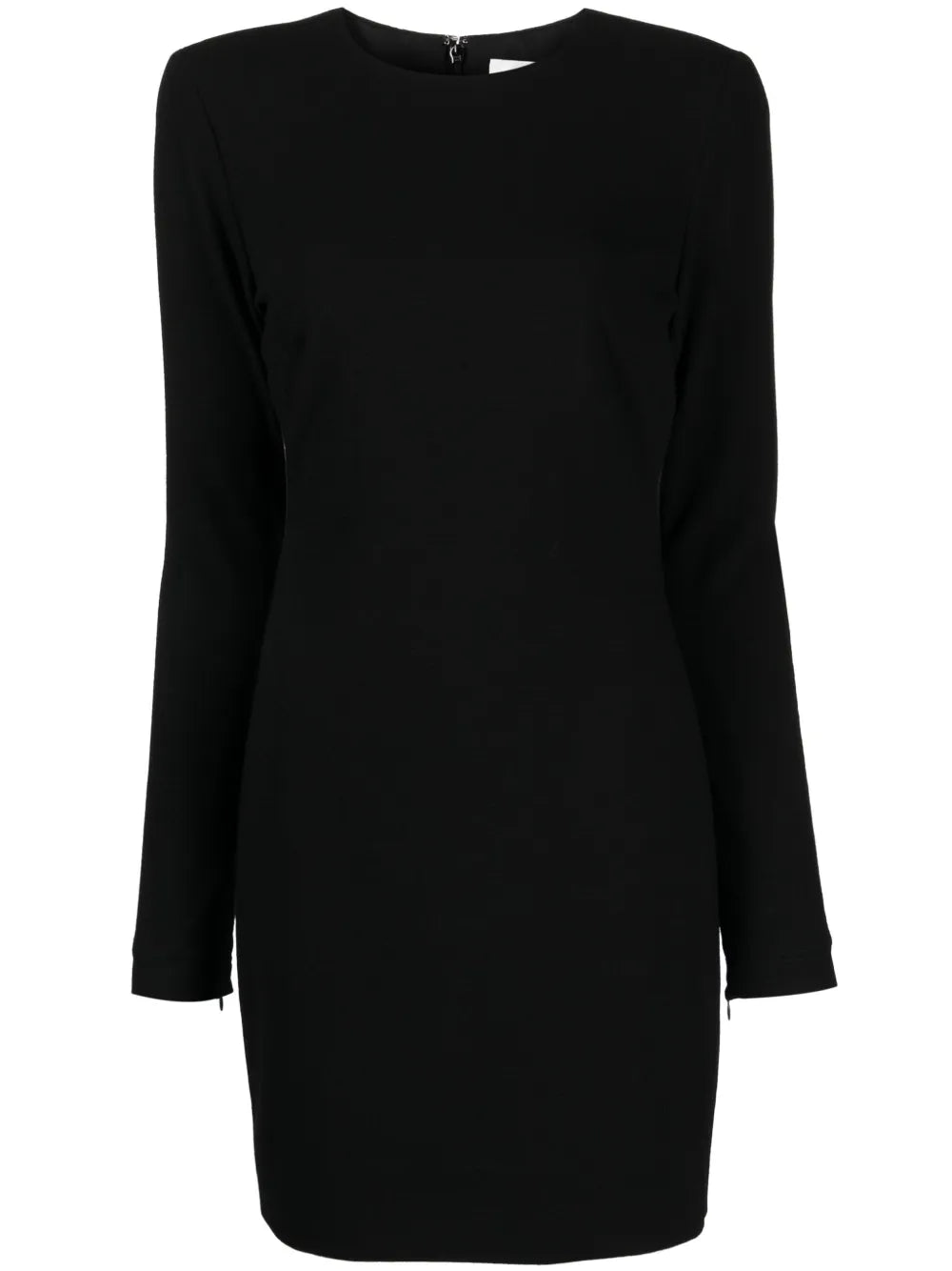 Crepe Virgin-Wool Blend Minidress