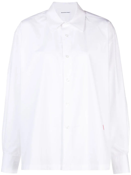 Logo-Appliqué Cotton Shirt
